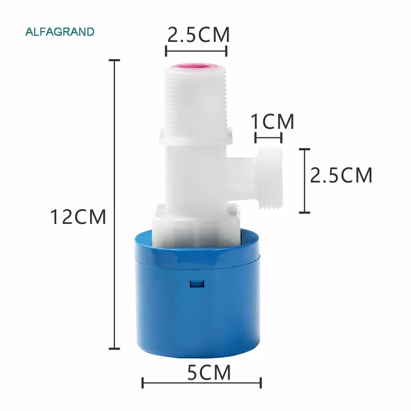 3/4 Inch mini size vertical plastic water cistern ball float valve ...